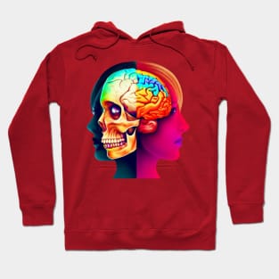 Beauty With Brain Colorful Hoodie